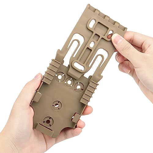 Tan Quick Locking System Kit with QLS 19 Locking Fork & QLS 22 Receiver Plate