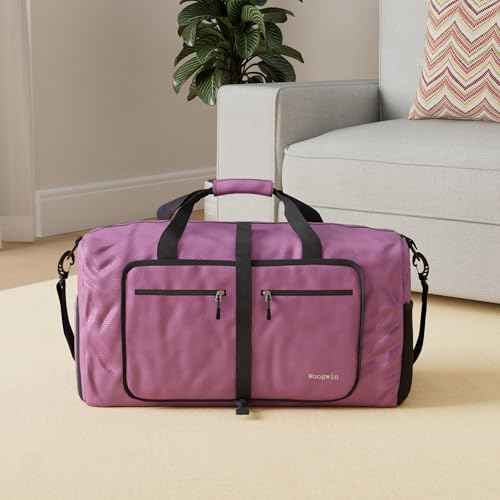 Woogwin Travel Duffel Bag Large Foldable Waterproof Overnight Bag for Beach Swim Bags Pool Sports Gym
