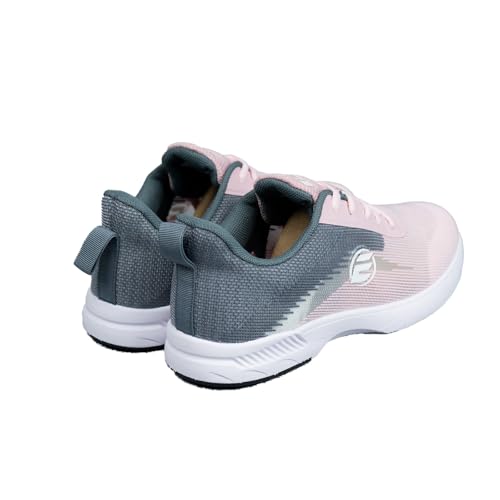 Elite Dash Women’s Bowling Shoes Grey Pink - Comfortable & Stylish Athletic Bowling Shoes, Many Sizes