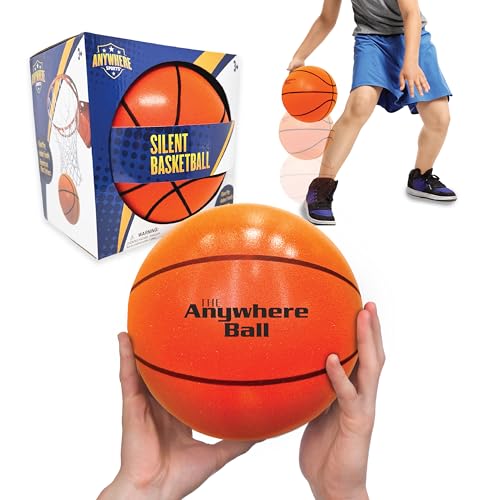 Mini 7-Inch Silent Foam Basketball for Indoor Dribbling & Training - Realistic Bounce