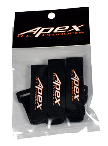 HD Rubberized Battery Straps 20mm x 200mm Non-Slip for RC Drones Cars Pack of 5