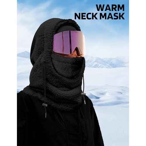 Balaclava Face Mask for Women Men Winter Hat Neck Windproof Fleece Ski Mask Warm Face Cover Scarf