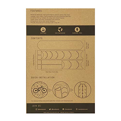 Mucky Nutz, Skinz Frame Protection, Viking, Black, Matt