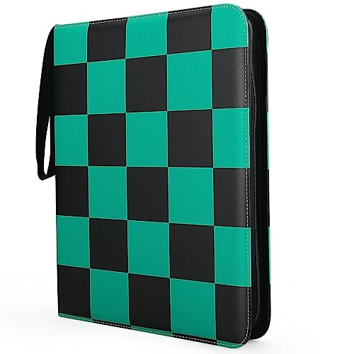 VEELAM 9 Pocket Trading Card Binder for 900 Cards - Green & Black
