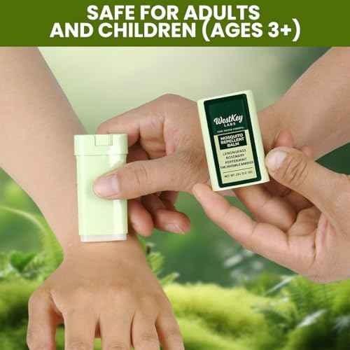 Mosquito Repellent Balm Stick ? 3-Pack (0.5oz Each) ? DEET-Free, Plant-Based Bug Repellent for Kids & Adults ? Natural Protection, Travel-Friendly, Safe for Outdoor Use