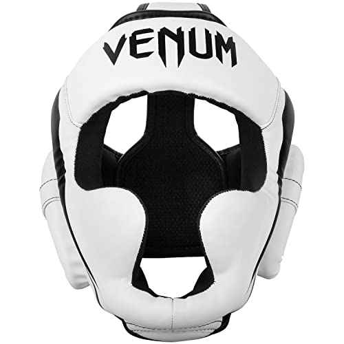 Venum Elite Headgear-White/Black - OneSize