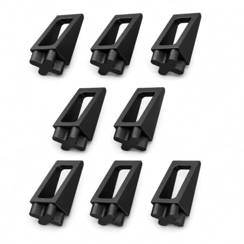 Black 8-Pack Truck Bed Cargo Blockers for Tmat System - Vehicle Cargo Safety
