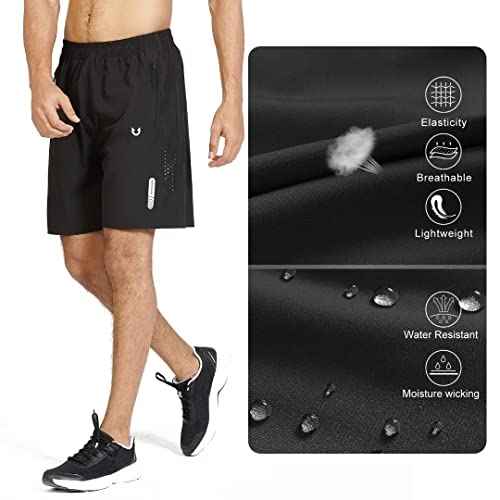 NORTHYARD Men's Athletic Running Shorts Quick Dry Workout Shorts 7"/ 5"/ 9" Lightweight Sports Gym Basketball Tennis Hiking
