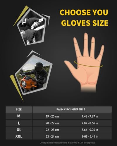 Tactical Gloves for Men Large Tan - Shooting & Motorcycle Gloves with Hard Shell Knuckle Protection Leather Palm