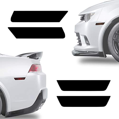 Blackout Vinyl Side Marker Light Wraps for Chevy Camaro 2010-2015 - Precut Overlay