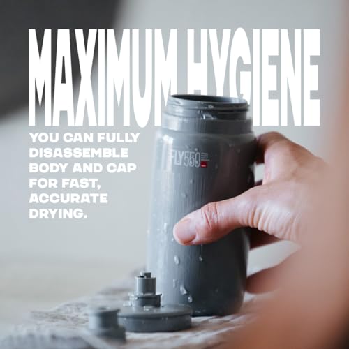 Elite Fly Tex Cycling Water Bottle 750ml Opal Ultra-Light BPA-Free Sports Bottle