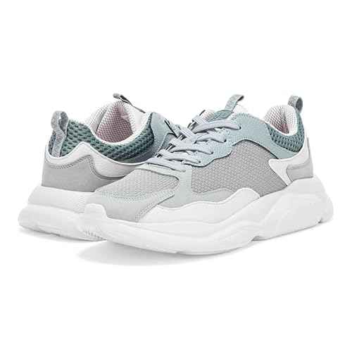 HUGO Men's Running Style Mix Material Sneakers, EU