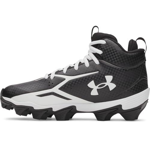 Kids Football Cleats Toddler Little Big Kid Under Armour Spotlight Hammer Jr RM Black White Wide