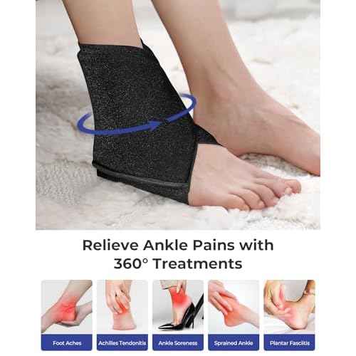 Koonie Ankle Ice Pack Wrap for Swelling, Plantar Fasciitis, Planters Facetious Relief, Reusable Ankle Brace Ice Pack, Cold Therapy Sock Compression for Achilles Tendonitis, Sore Feet, Foot & Heel