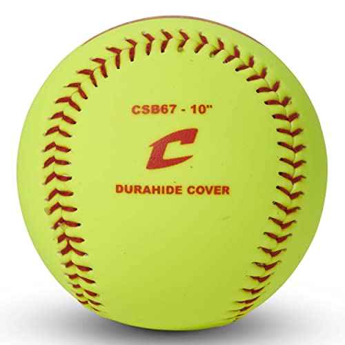 Champro Safe-T-Soft 10" Softballs with Durahide Cover, RIF 1, 12 Pack