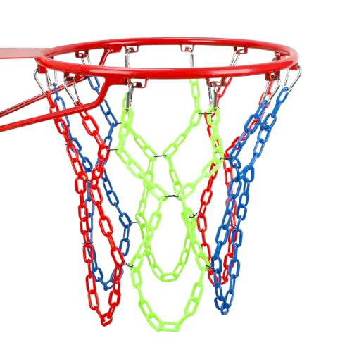 Colorful Indoor Outdoor Basketball Net Replacement 12 Loops Universal Fit