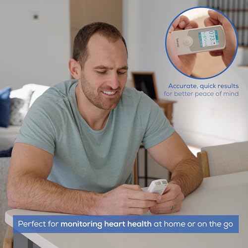 Beurer Cardio Companion EKG Monitor - 3-Lead Portable ECG Machine, Detects Irregular Heart Rhythms, Fast Results in 30 Seconds, Bluetooth with App, Rechargeable Battery, FSA/HSA Eligible, ME75