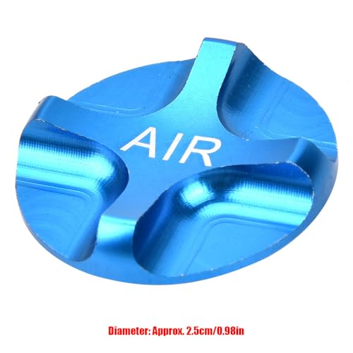 Blue Aluminium Alloy Bicycle Suspension Fork Valve Cover - Life Valve Accessory