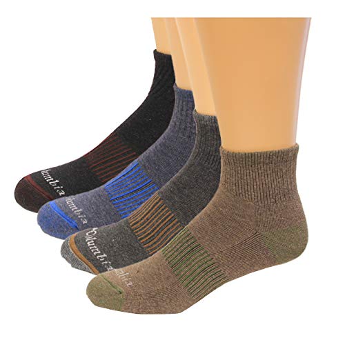 Columbia Men's Balance Point Walking Quarter Socks 2-Pack Assorted Size