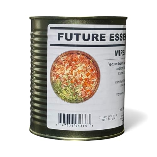 Future Essentials Mirepoix Soup Mix 7.5 oz - 25+ Year Shelf Life, Pack of 1