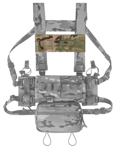MC Tactical MOLLE Panel for Chest Rig - Full Webbing System for End User Devices