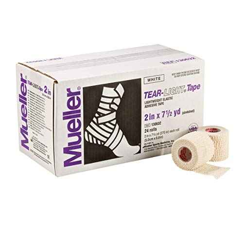 Mueller 3 Inches x 5 Yards Tear-Light Sports First Aid Tape