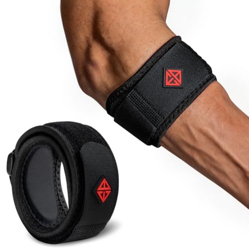 Tennis Elbow Brace XL Silicone Pad Non-Slip Support for Pain Relief - Variation 1