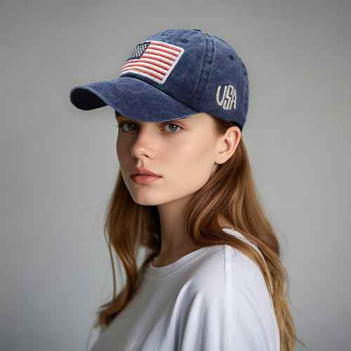 Vintage Baseball Cap for Men Women UPF50+ Washed Cotton Low Profile Adjustable Distressed Golf Dad Hat