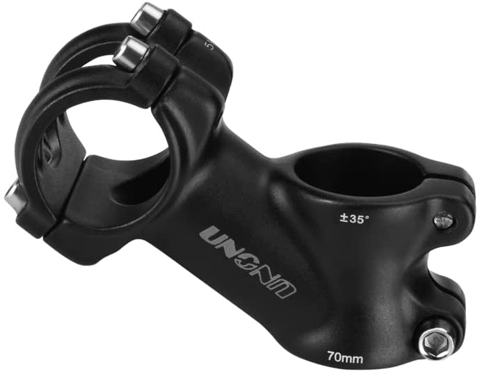 FOMTOR 31.8mm Stem 70mm 35° Handlebar Riser for 1.25" Handlebars