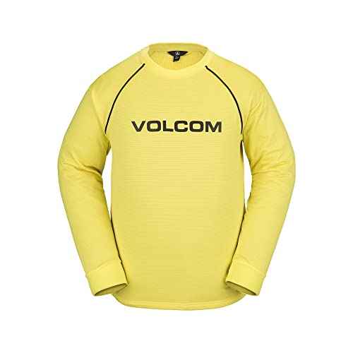 Volcom Men's Waffle Backed Crew Snowboard Fleece Sweatshirt