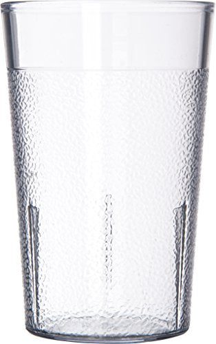 Stackable Plastic Tumbler 5oz Clear Pack of 24 Kitchen Drinkware
