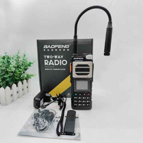 Baofeng Tri-Band Two Way Radio UV-25 10W Long Range Walkie Talkie with Wireless Copy Fequency Function UV25A with K Plug USB Cable for Adults