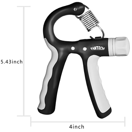 Kids Hand Grip Strengthener 2 Pack Adjustable Resistance Black & Purple