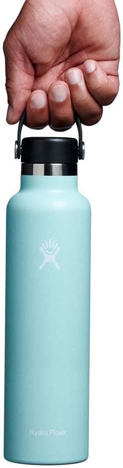 Hydro Flask Water Bottle - Insulated Stainless Steel - Non Spill, Leakproof in 24 Oz White