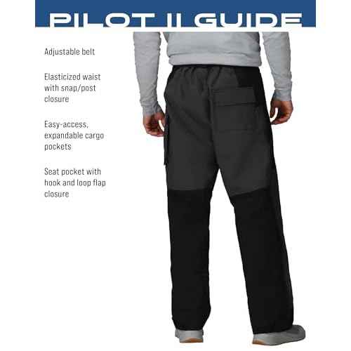 FROGG TOGGS Men's Pilot II Guide Waterproof Breathable Rain Pant