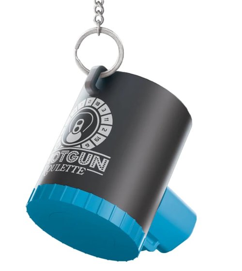 THE ORIGINAL Shotgun Roulette - The Thrilling Twist-and-Pass Party Game. Like Hot Potato With Your Favorite Beverage! Fun Bachelor Party Gift for Tailgate BBQ Pregame or Funny White Elephant (Black)
