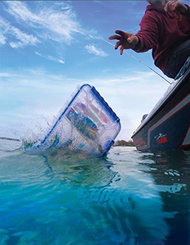 Waterproof Tuff Tainer Fishing Tackle Box 14in Double Deep - Bulk Core