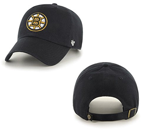 NHL '47 Clean Up Adjustable Hat - Boston Bruins, Black