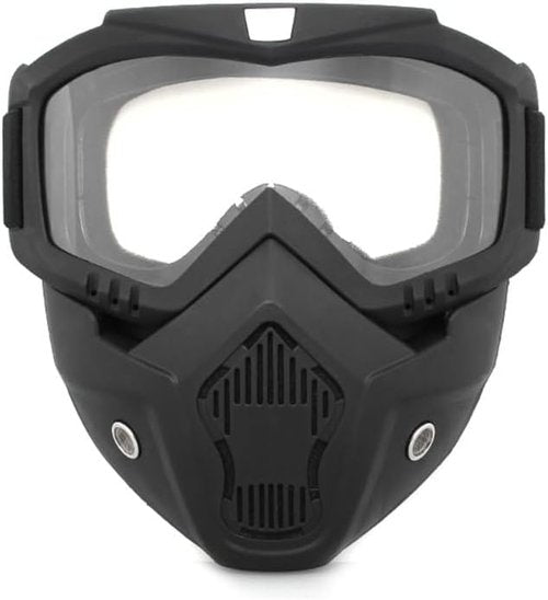 Tactical Full Face Mask, Paintball Mask, Removable and Adjustable Goggles Mask, CS Games, Halloween, Film Props and Other Outdoor Activities