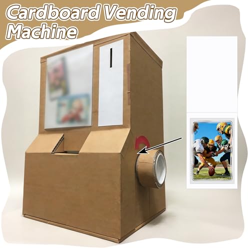 500PCS Folded Cardboard Card Sleeves for Vending Machines - Protect Trading & Sports Cards