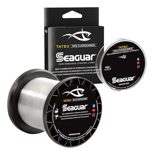 Seaguar Tatsu 100% Fluorocarbon Fishing Line 4lbs 200yds - Clear, Multiple Sizes