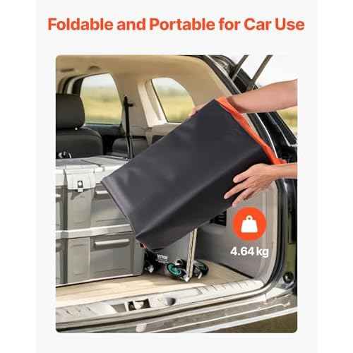 VEVOR Truck Bed Cargo Bag, Waterproof 840D PVC, 51.18 x 40.16 x 21.85 in (26 Cubic Feet), Heavy Duty Cargo Bag for Truck Bed with 4 Bungee Cords with Hooks, Fits a Variety of SUV and Pickup Trucks