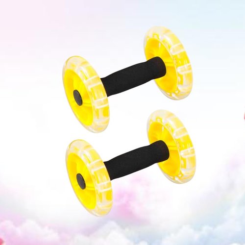 Toddmomy Ab Roller Wheel: Ab Wheel for Core Training, Exercise Abdominal Roller Hand Weights Dumbbell Fitness Exercise Device Home Gym Gear for Men/Women