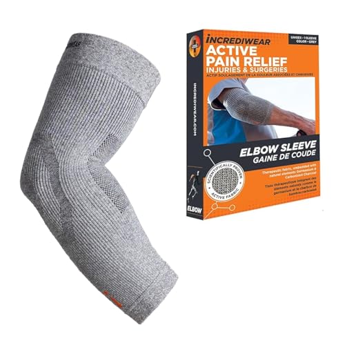 Infrared Elbow Brace Support - Medium Grey for Joint Pain Relief