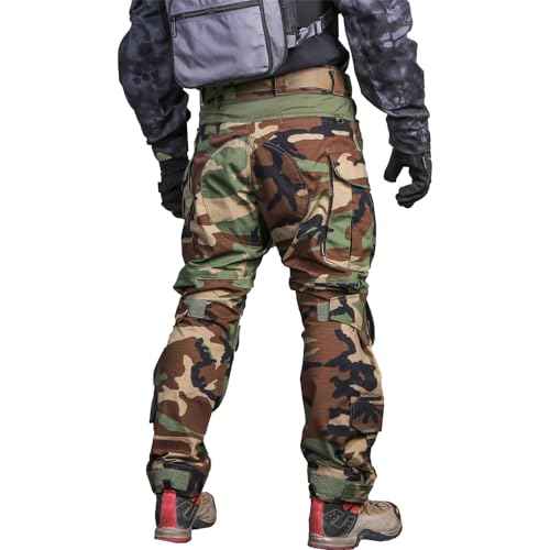 EMERSONGEAR Gen3 Paintball Pants with Knee Pads,Combat Trousers Army Airsoft Combat BDU Pants