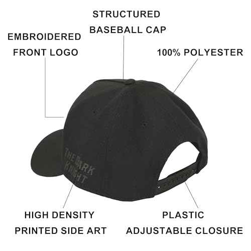 Bioworld Batman Symbol Embroidery with Pu Inlay Poly Wool B104 A Frame Snapback