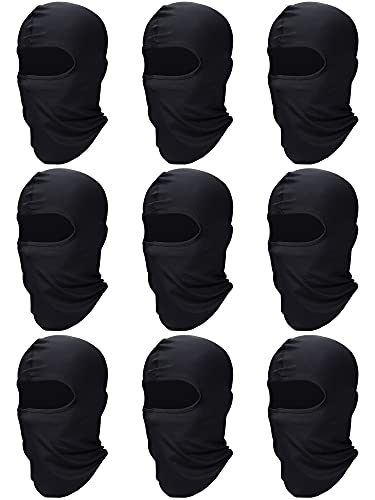 Men's Satinior 9-Pack Winter Balaclava Ski Masks - Black