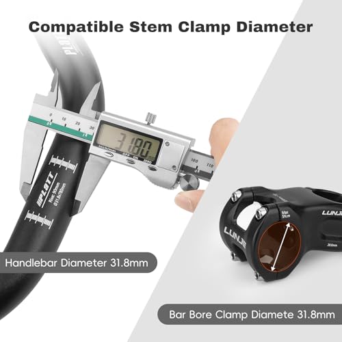 Mountain Bike Handlebar Riser 31.8mm Aluminum Alloy 780mm Length - 120mm Rise