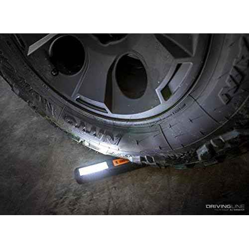 ARB ADVENTURE LIGHT 600 LUMEN RECHARGABLE FLASHLIGHT, HEAVY DUTY LED LANTERN WORK LAMP, WITH HOOKS AND STRONG MAGNETS (10500060A)