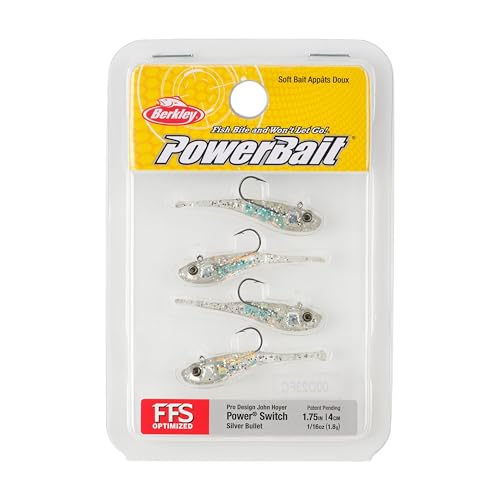 Berkley PowerBait Power Switch Soft Plastic Baits - Silver Bullet 1.75in